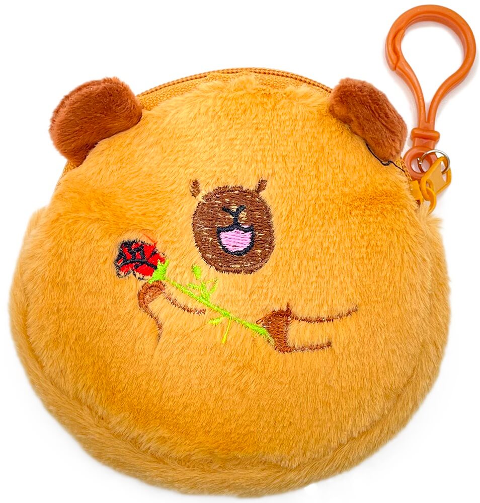 Pluche Capybara Sleutelhanger - 9,5 cm Verschillende Designs