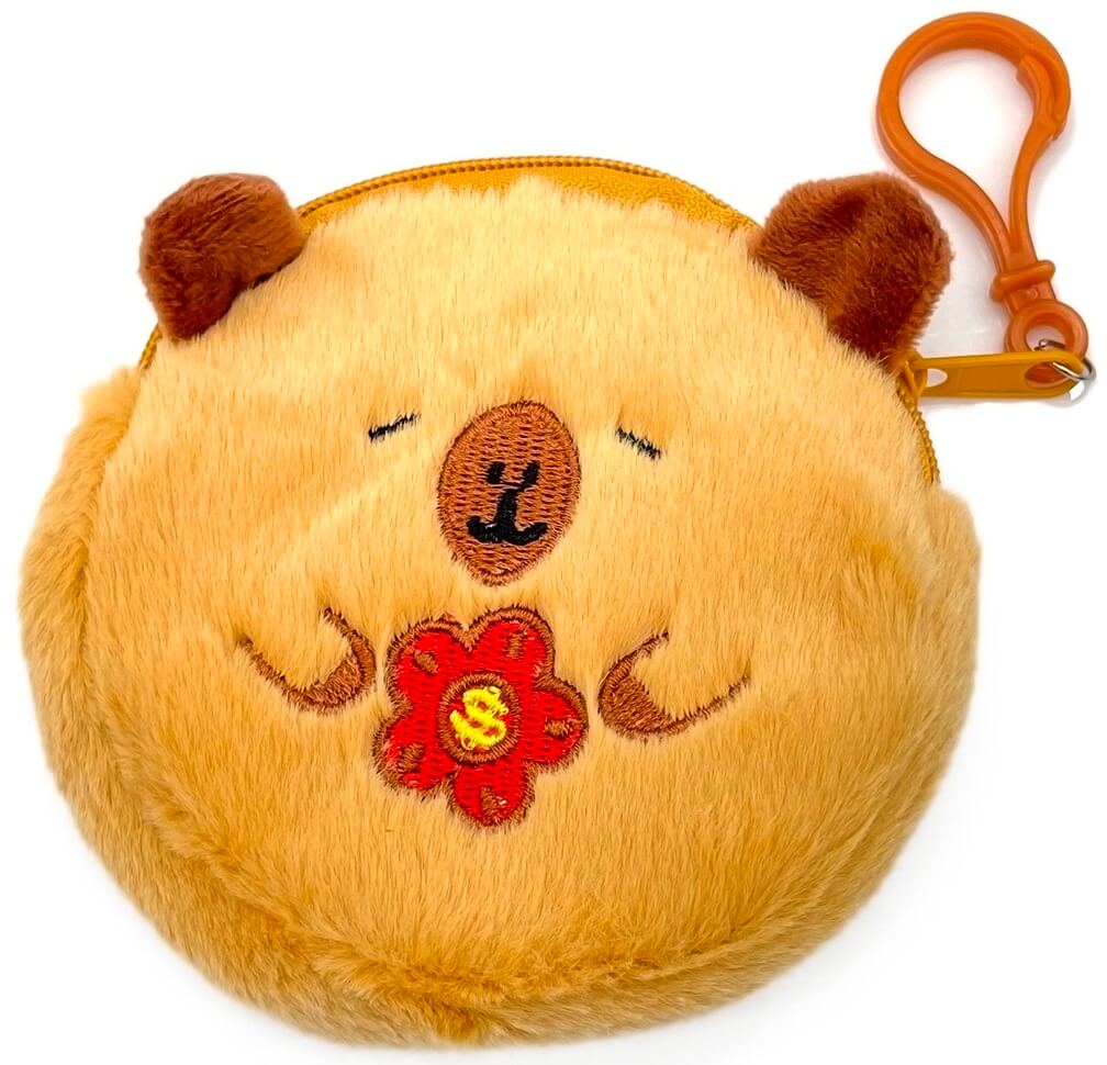 Pluche Capybara Sleutelhanger - 9,5 cm Verschillende Designs