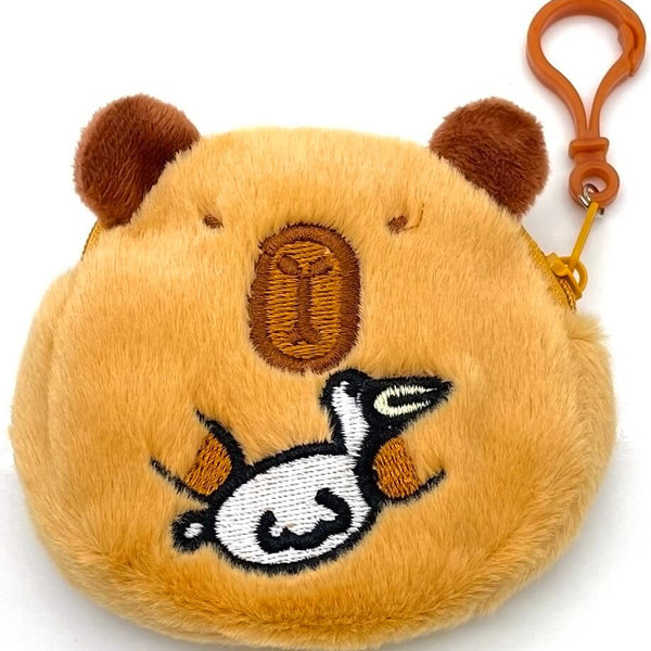 Plush Capybara Keychain - 9.5 cm Various Designs