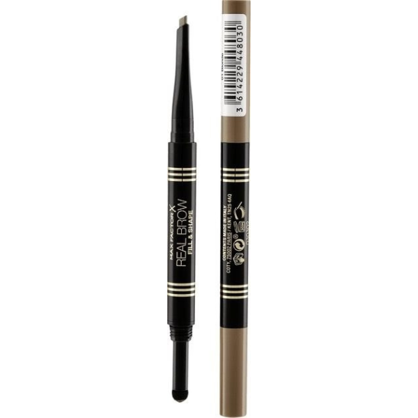Max Factor Real Brow Fill & Shape 001 Blonde duo pencil wenkbrauwpotlood poeder 2-in-1 langdurig veegvast