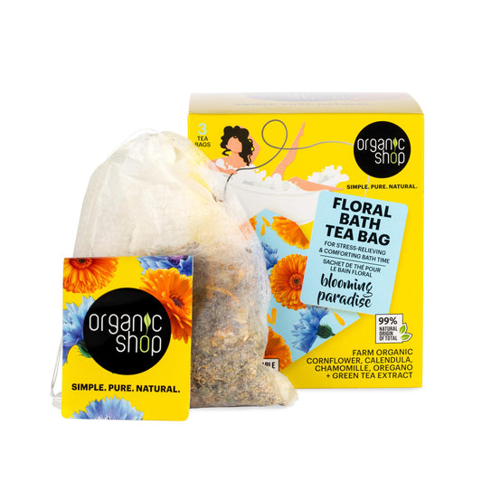 Organic Shop Floral Bath Tea Bag - Blooming Paradise 3 Stuks