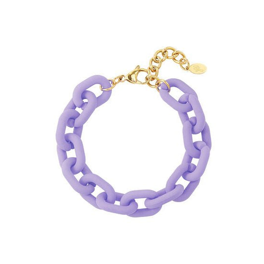 Armband chain - paars - Medase