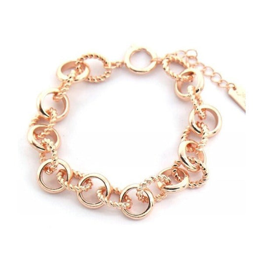 Armband chained rond - Rose Gold - Medase