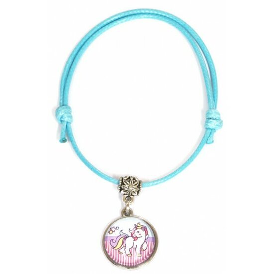Armband eenhoorn - Blauw - Medase