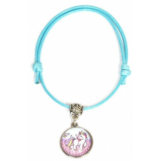 Armband eenhoorn - Blauw - Medase