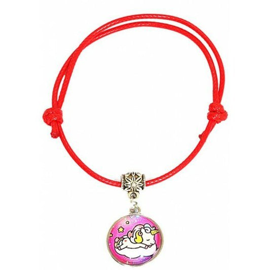 Armband eenhoorn - Rood - Medase