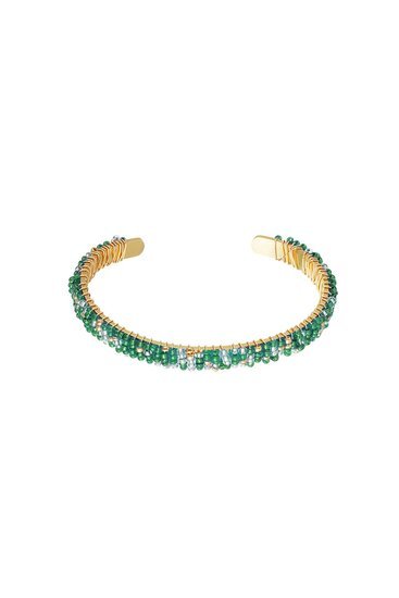 Armband gina - Goud/Groen - Medase