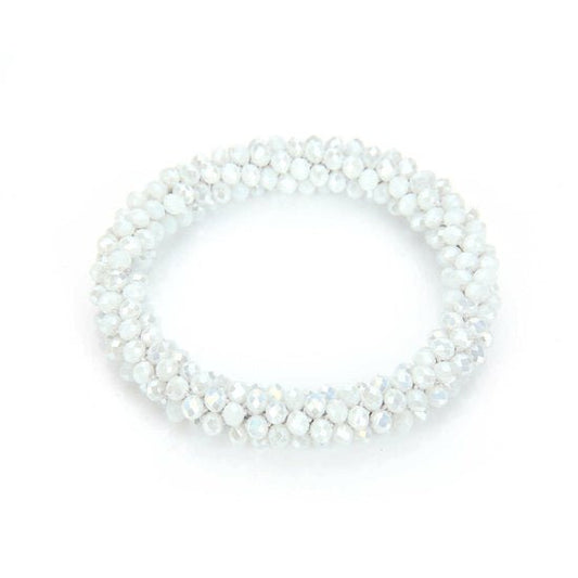 Armband glam it up - wit - Medase