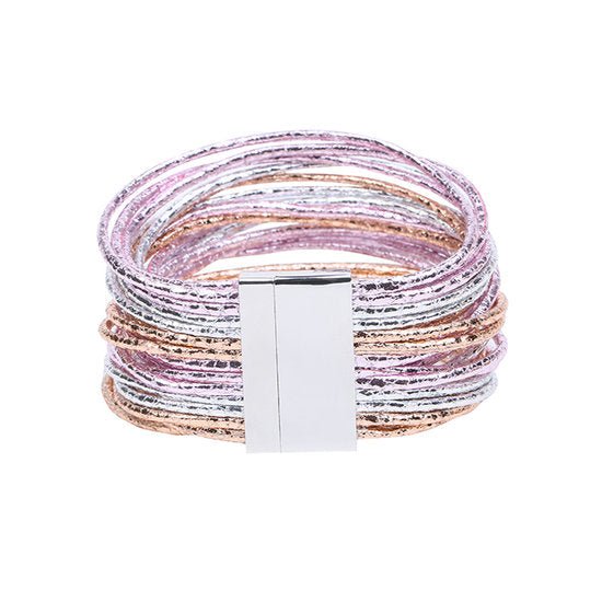 Armband glam - Roze - Medase