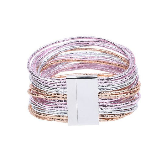 Armband glam - Roze - Medase