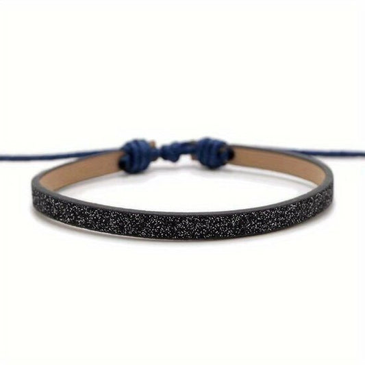 Armband glitter - Zwart - Medase