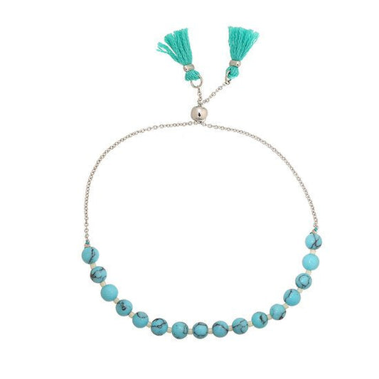 Armband nature - blauw - Medase