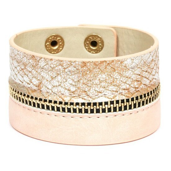 Armband rits - Roze - Medase