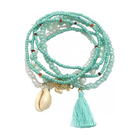 Armband set beaded beach - Groen - Medase