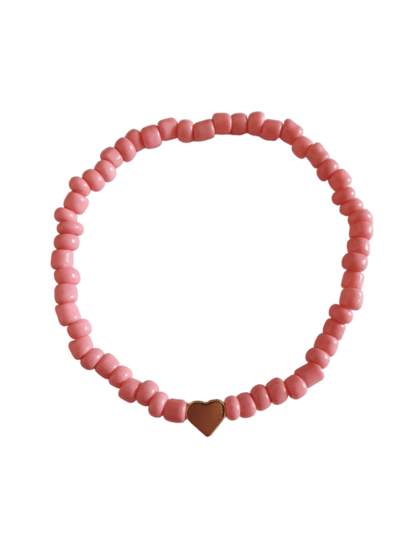 Armband summer love beads - Roze - Medase