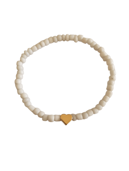 Armband summer love beads - Wit - Medase