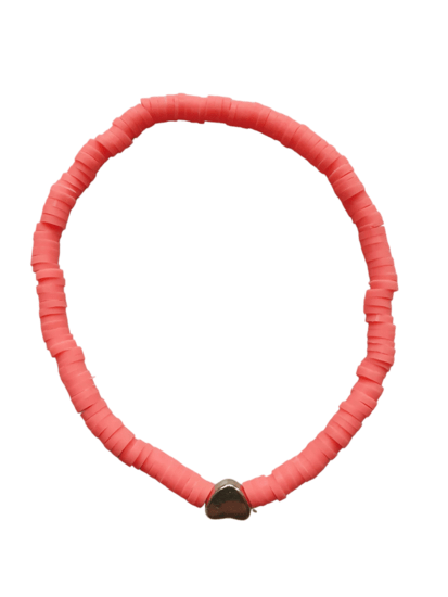 Armband summer love - koraal rood - Medase