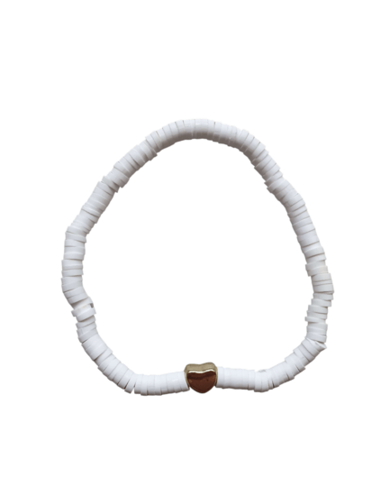 Armband summer love - Wit - Medase