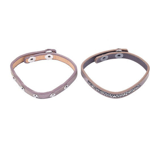 Armbanden set bling - Bruin - Medase