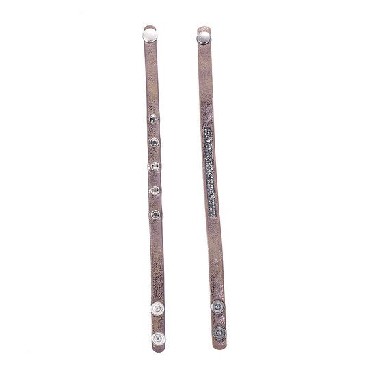 Armbanden set bling - Bruin - Medase