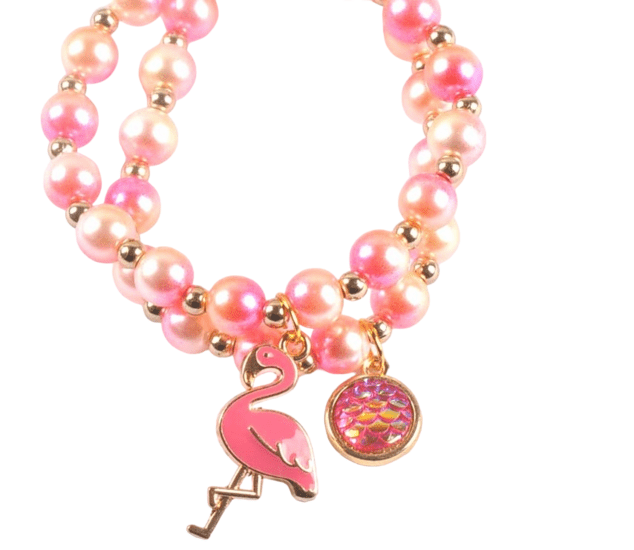 Armbanden set flamingo - Medase