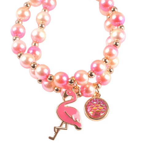 Armbanden set flamingo - Medase