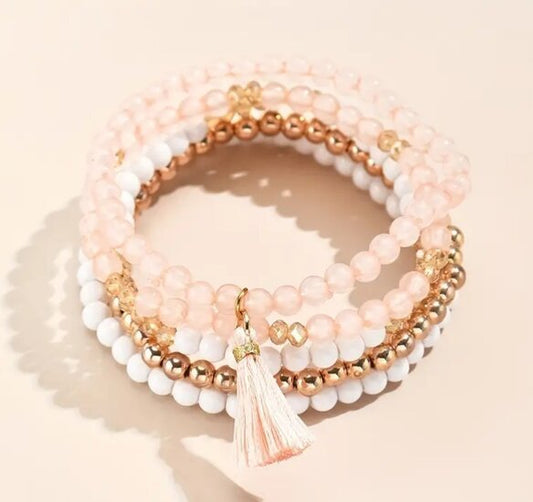 Armbanden set pink vibes - Medase