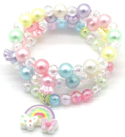 Armbanden set rainbow - Medase