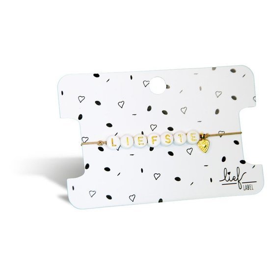 Armbandje gold liefste - Medase