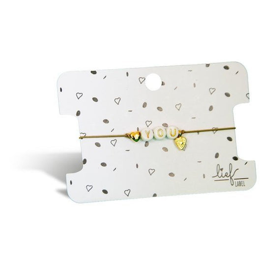 Armbandje gold love you - Medase