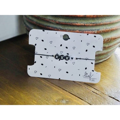 Armbandje zwart XXX - Medase