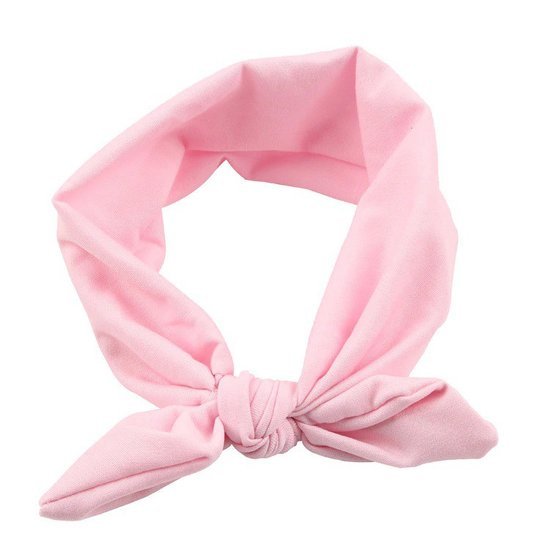 Baby/kinder haarband knoop - Hard roze - Medase