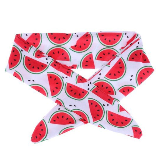 Baby/kinder knoop haarband watermeloen - Medase