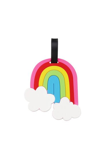 Bagage label/luggage tag regenboog - Medase