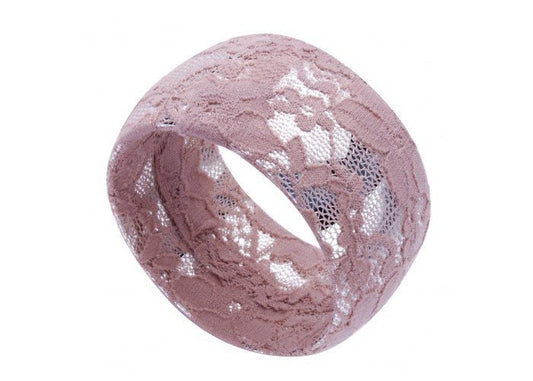 Bangle armband kant - Roze - Medase