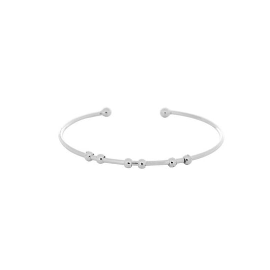 Bangle cool dots - Zilver - Medase