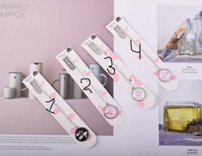 Boekenlegger Flamingo drop - Medase