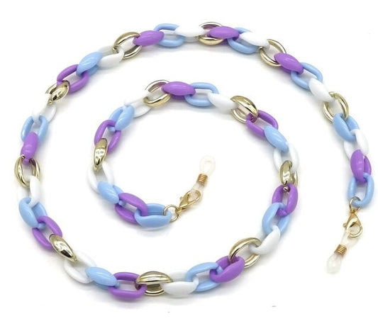 Brillenkoord collerfull chain - Paars - Medase