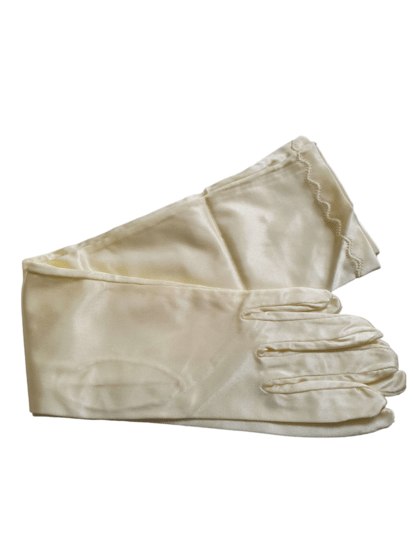 Bruids/gala handschoenen - Zacht geel - Medase