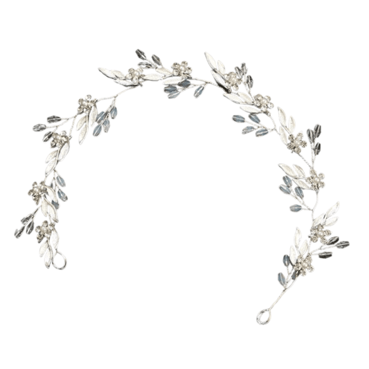 Buigbare tiara strass - Zilver - Medase