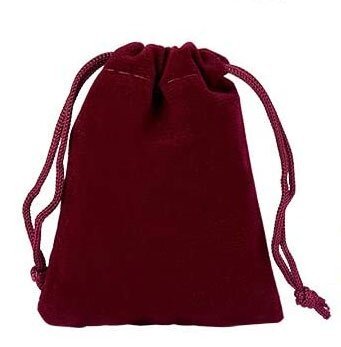Cadeauzakje velours - Rood - Medase