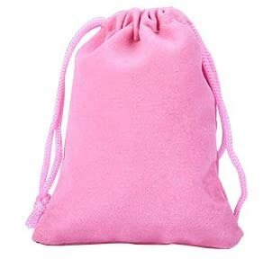 Cadeauzakje velours - Roze - Medase