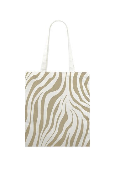 Canvas shopper zebra - Medase