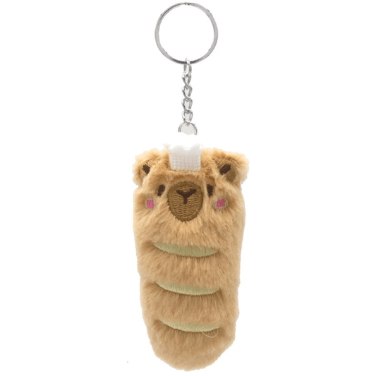 Capybara Baguette Sleutelhanger Pluche - Kawaii Sleutelhanger - Medase