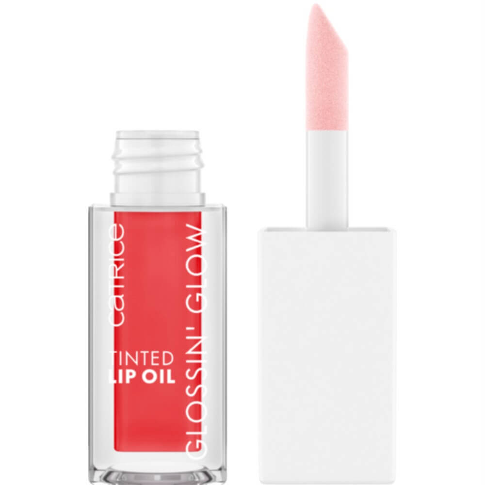 Catrice Glossin' Glow Tinted Lip Oil 020 Drama Mama met applicator