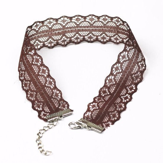 Choker kant - Diverse kleuren - Medase