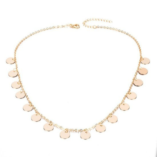 Choker met rondjes - Goud - Medase