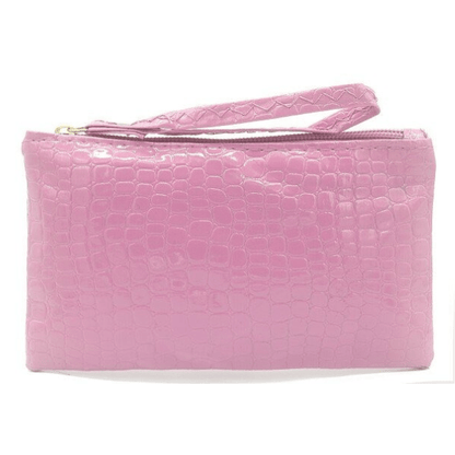Clutch/\wallet snake - Roze - Medase