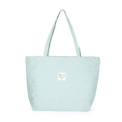 Corduroy shopper - Groen - Medase