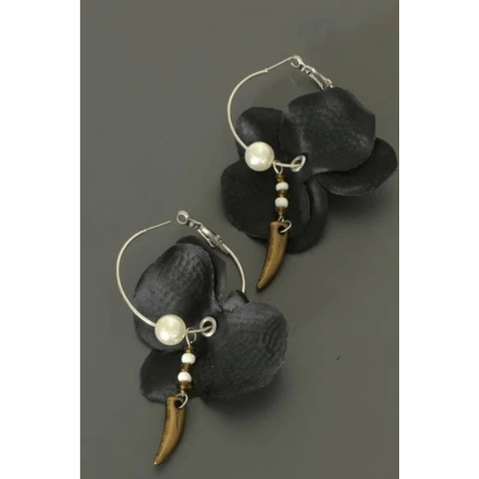 Creolen black flower - Medase